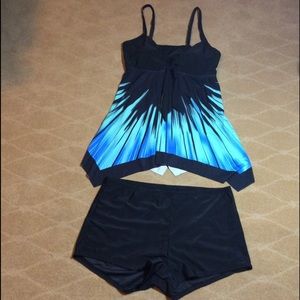 LAPA NWOT 2-Piece Swim Tankini & Short Set, 4XL